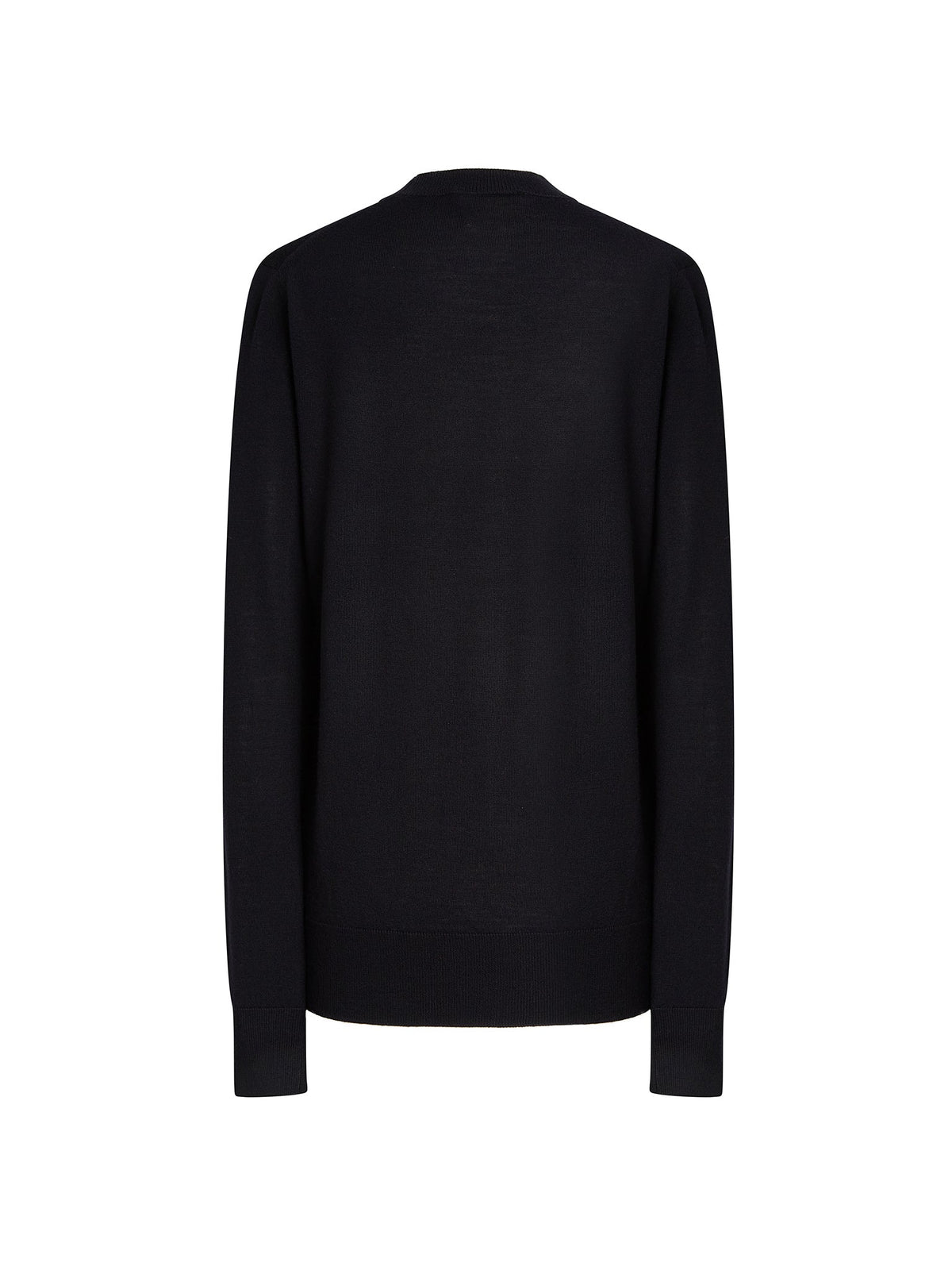 Pull homme col rond en laine - Iconic Navy