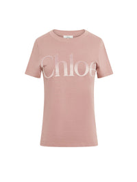 T-shirt classique à logo - Dried Rose
