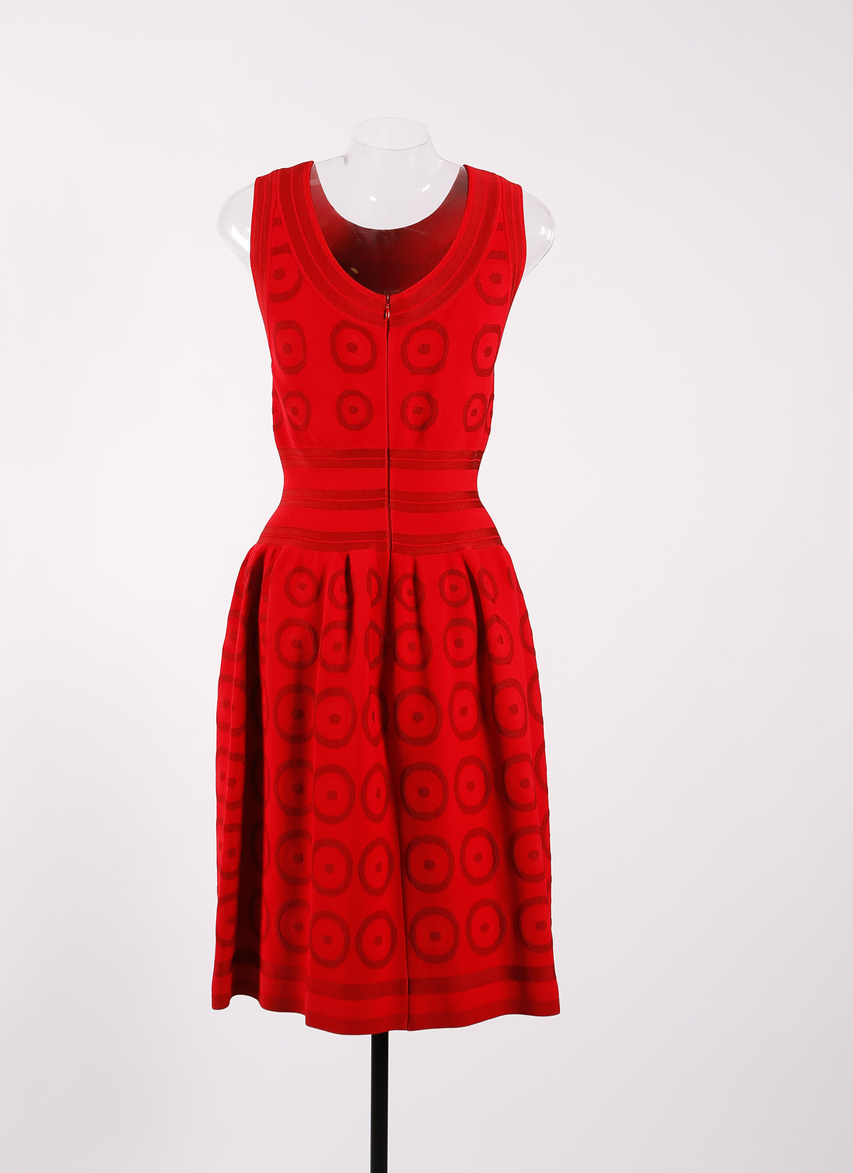 Robe droite sans manches Atomic en maille - Laque
