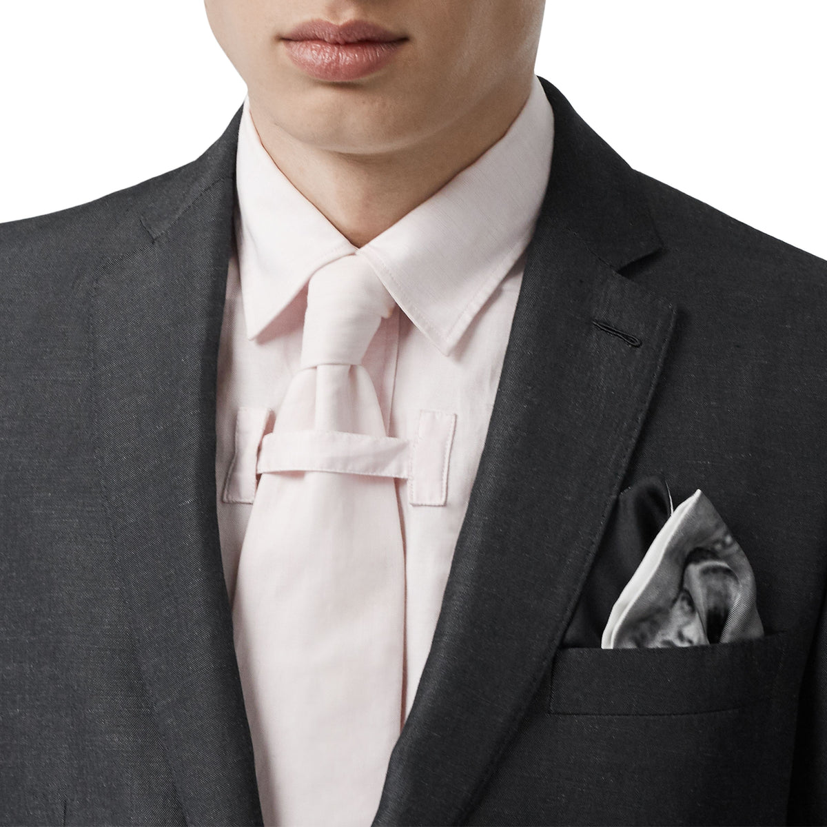 SILK SCARVES GRIS
