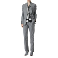 SILK SCARVES GRIS