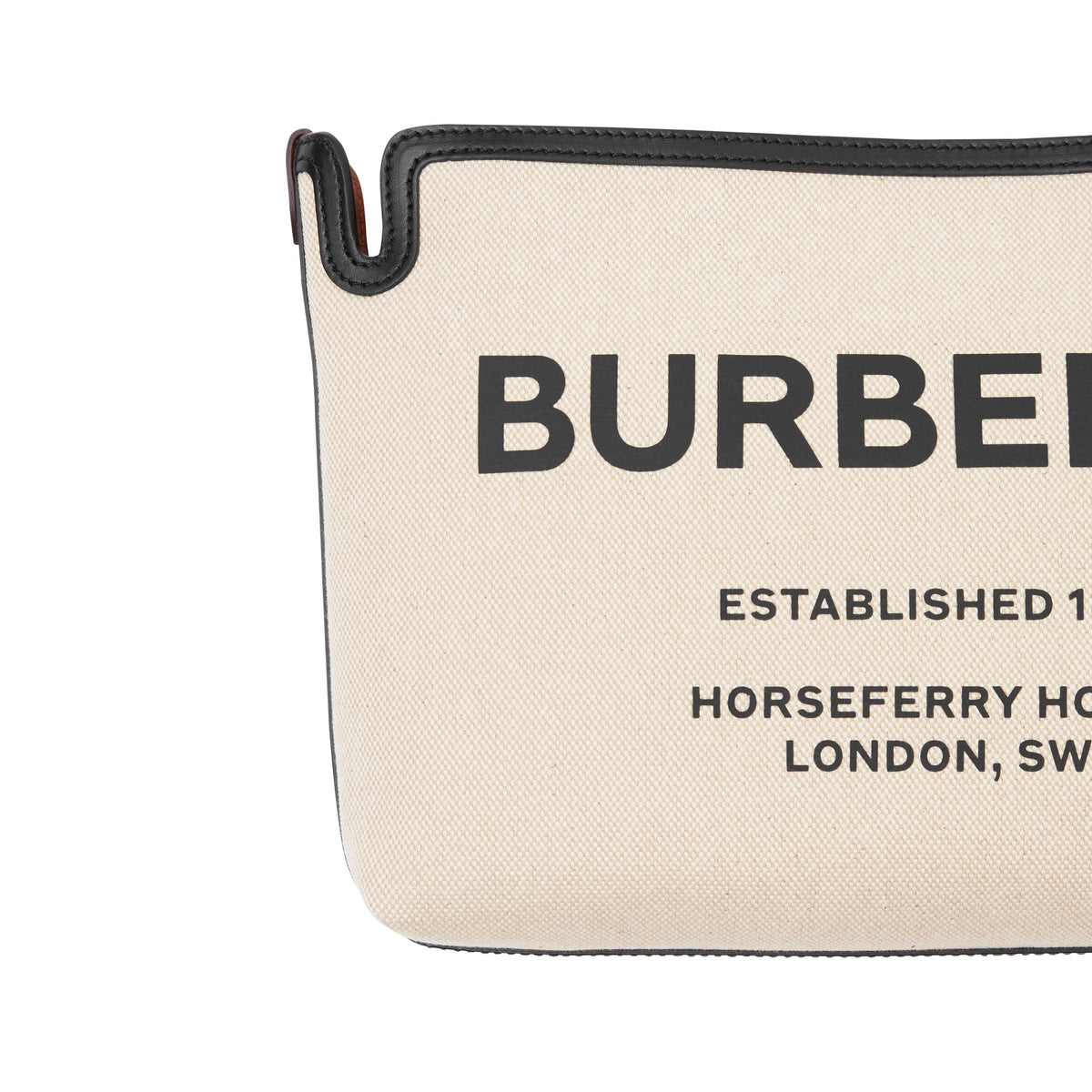 W CLUTCH BAG BRUN MALT/NOIR