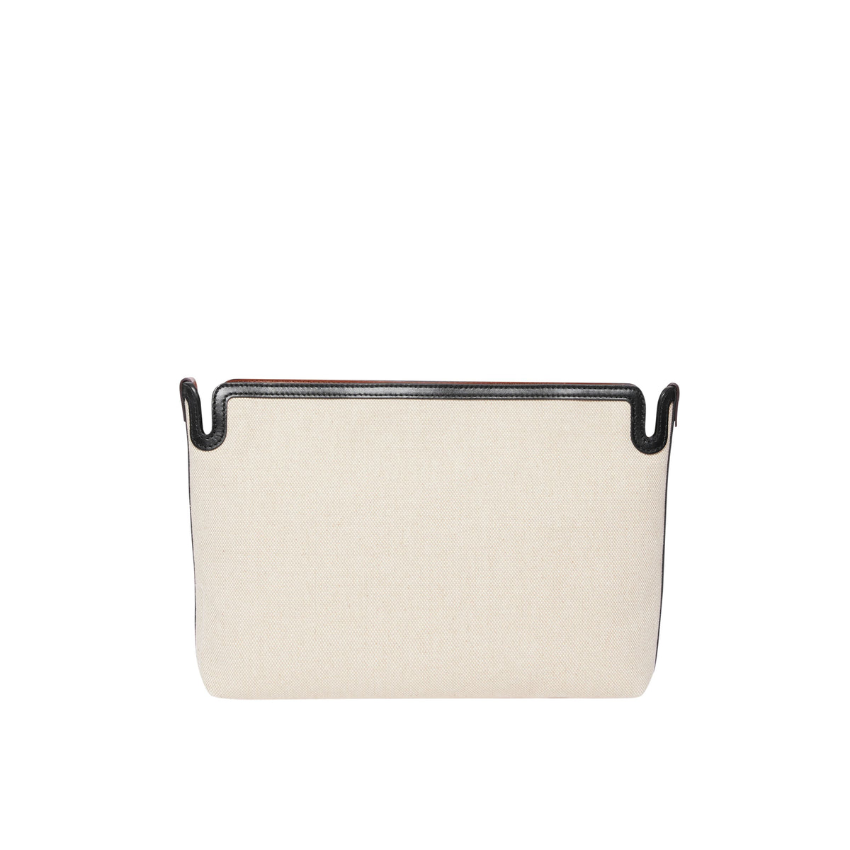 W CLUTCH BAG BRUN MALT/NOIR