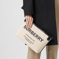 W CLUTCH BAG BRUN MALT/NOIR