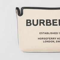 W CLUTCH BAG BRUN MALT/NOIR