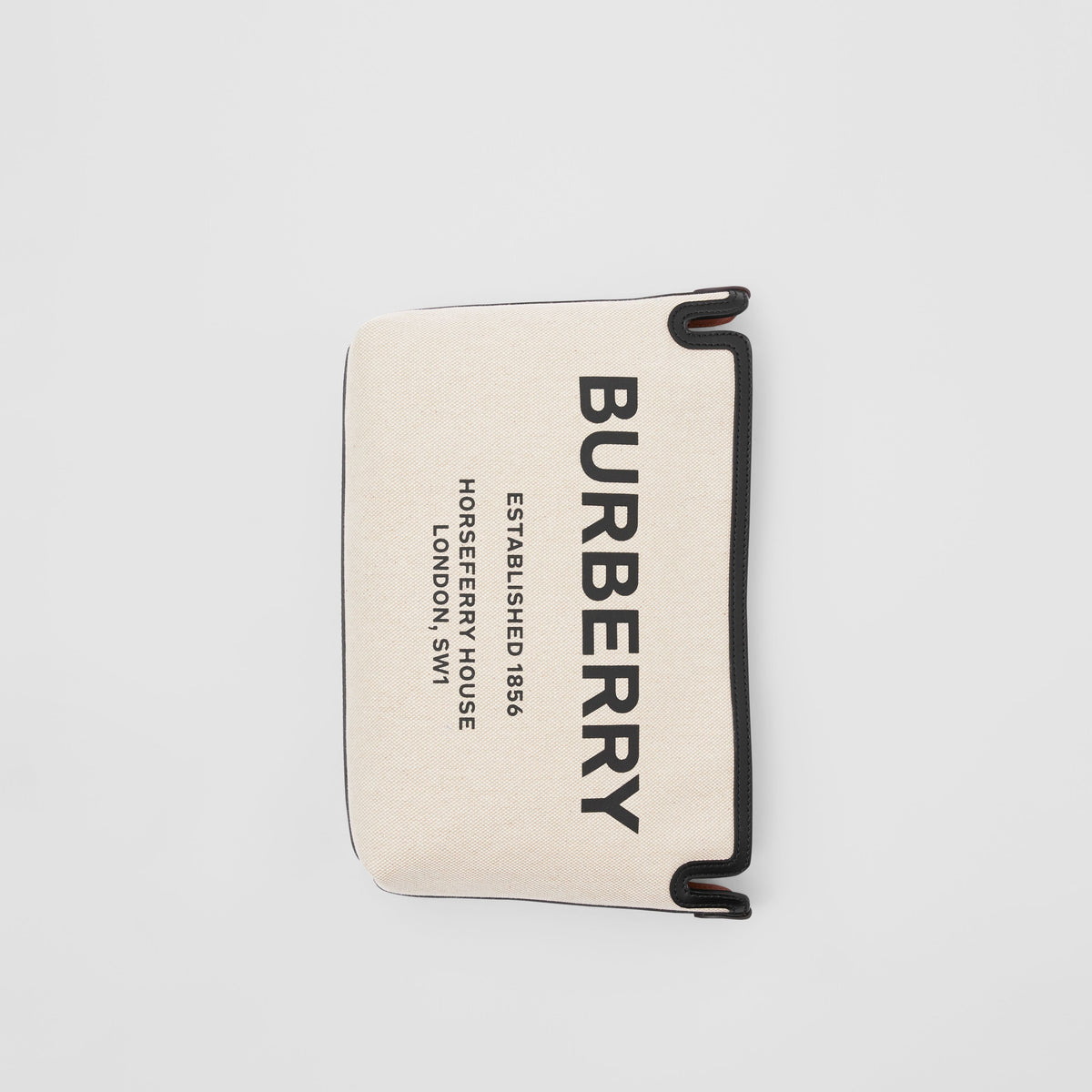 W CLUTCH BAG BRUN MALT/NOIR