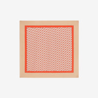 SILK SCARVES VERMILLION