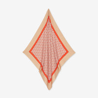 SILK SCARVES VERMILLION