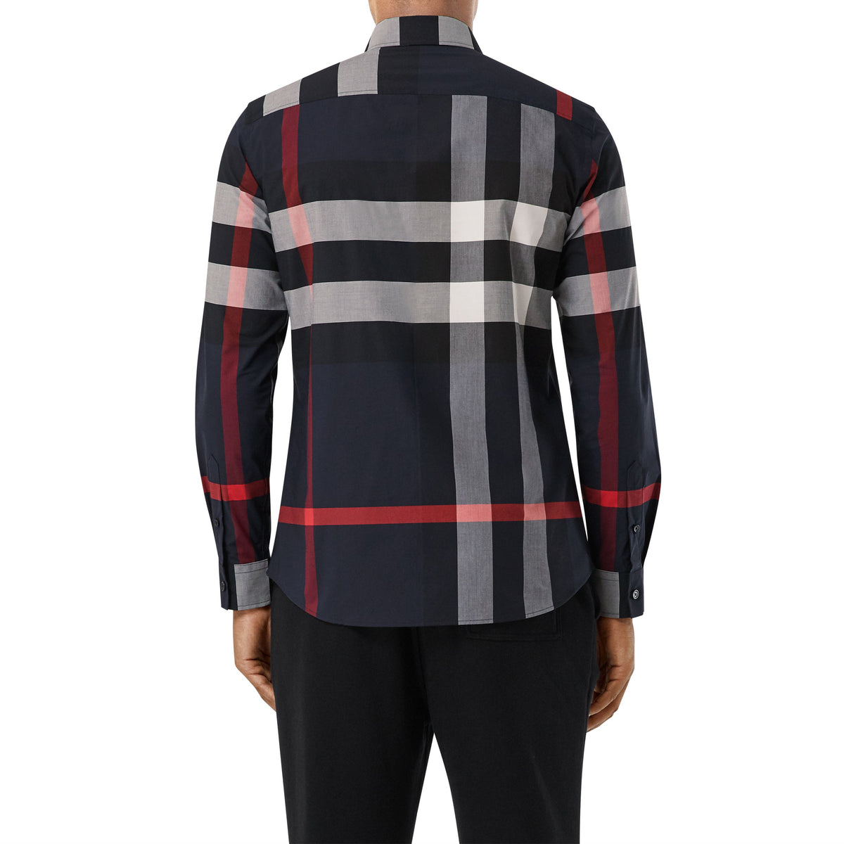 M CASUAL SHIRT LS VÉRIFICATION IP DE LA MARINE