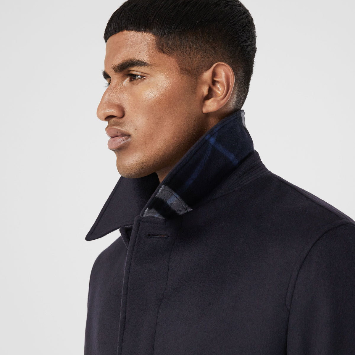 M S BREASTED COAT MARINE
