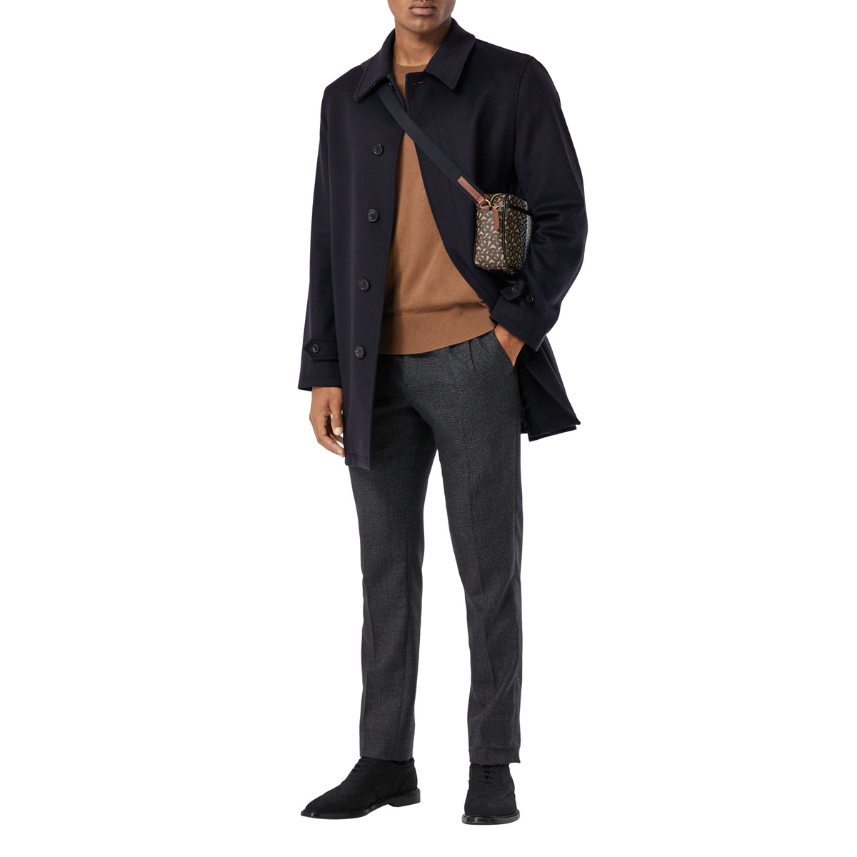 M S BREASTED COAT MARINE