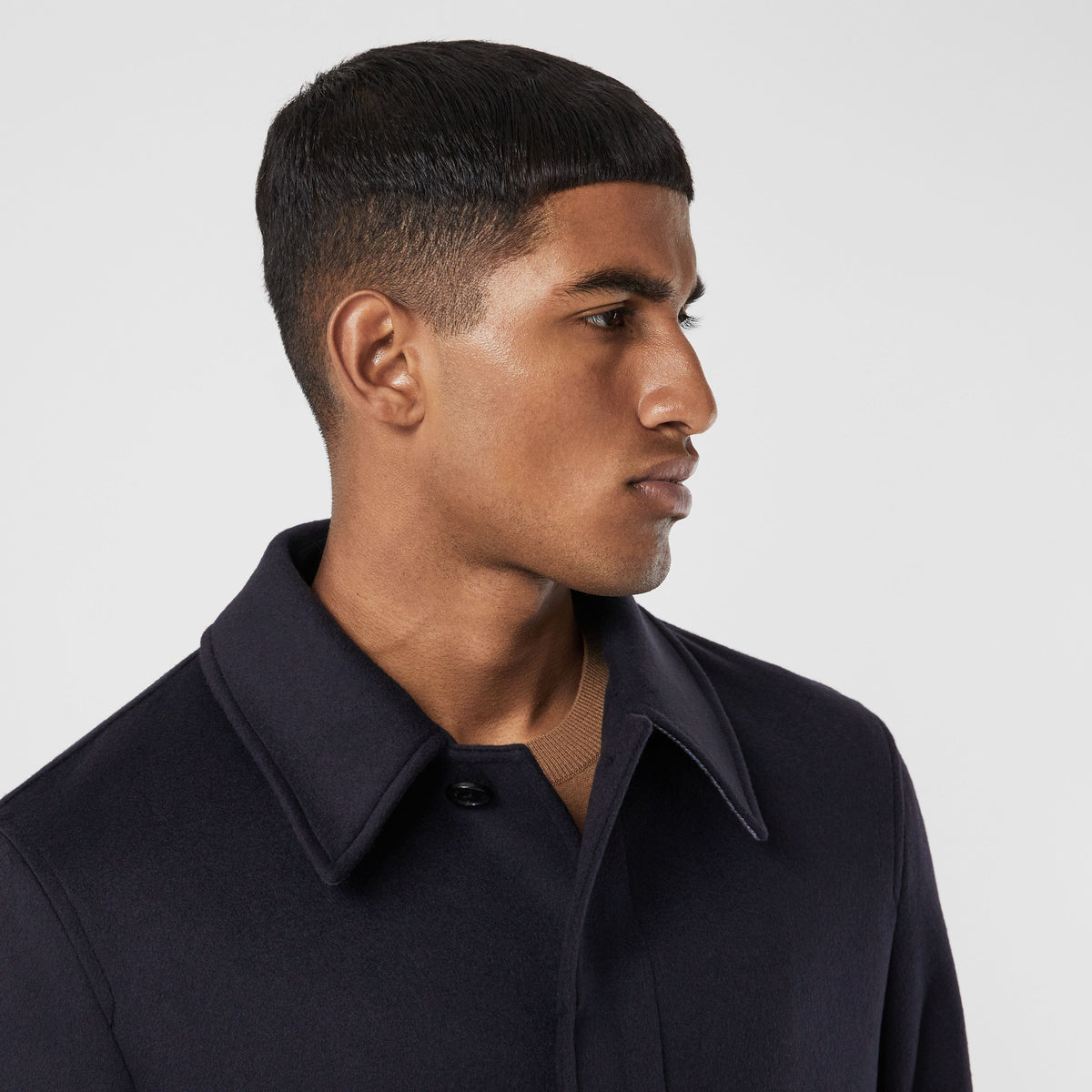 M S BREASTED COAT MARINE