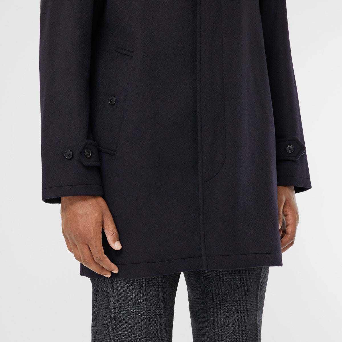 M S BREASTED COAT MARINE