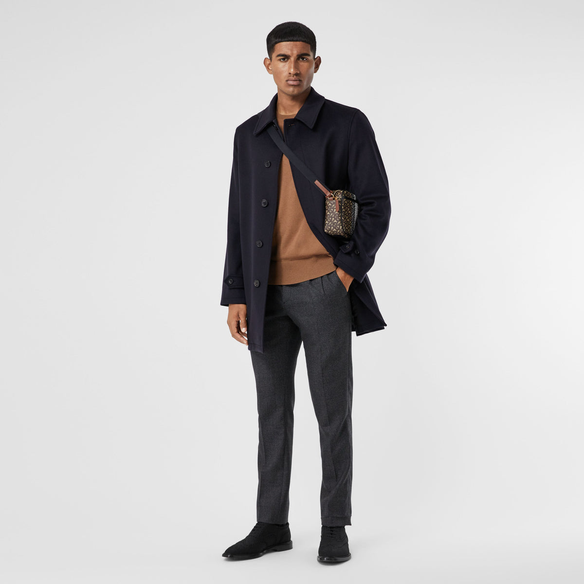 M S BREASTED COAT MARINE