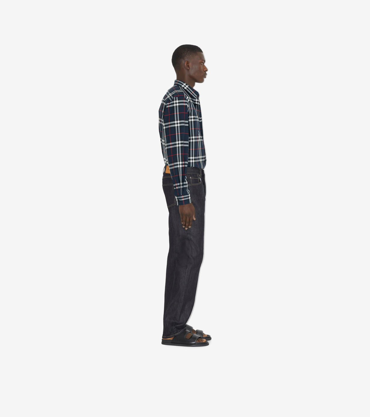 M CASUAL SHIRT LS VÉRIFICATION IP DE LA MARINE