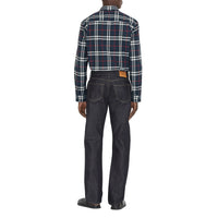 M CASUAL SHIRT LS VÉRIFICATION IP DE LA MARINE