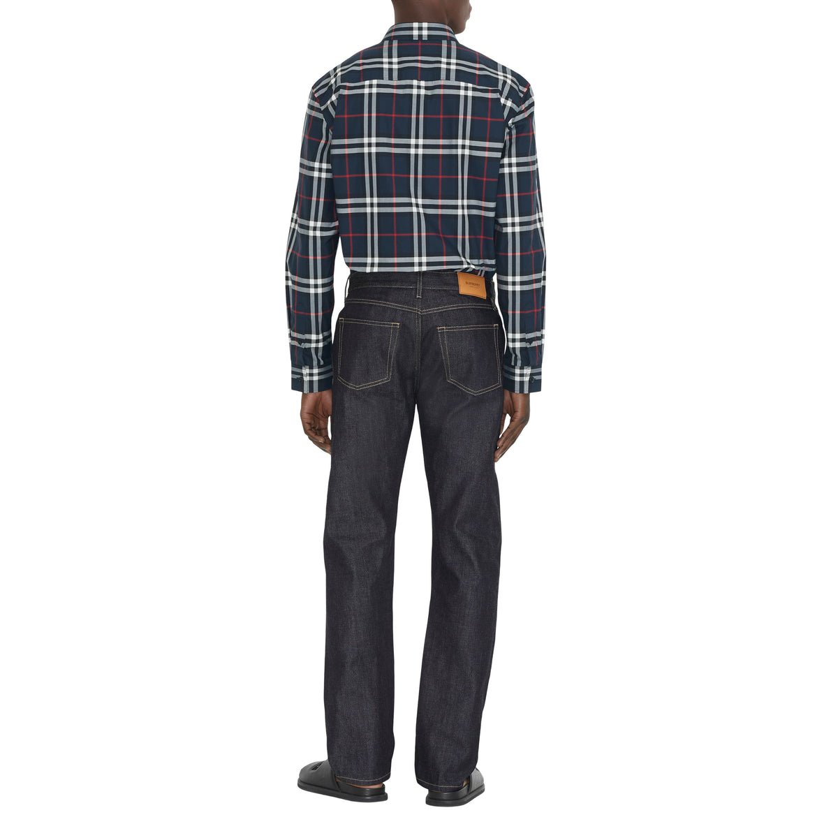 M CASUAL SHIRT LS VÉRIFICATION IP DE LA MARINE