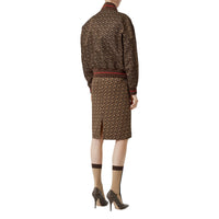 W JACKETS CASUAL BRIDE MARRON IP PTTN