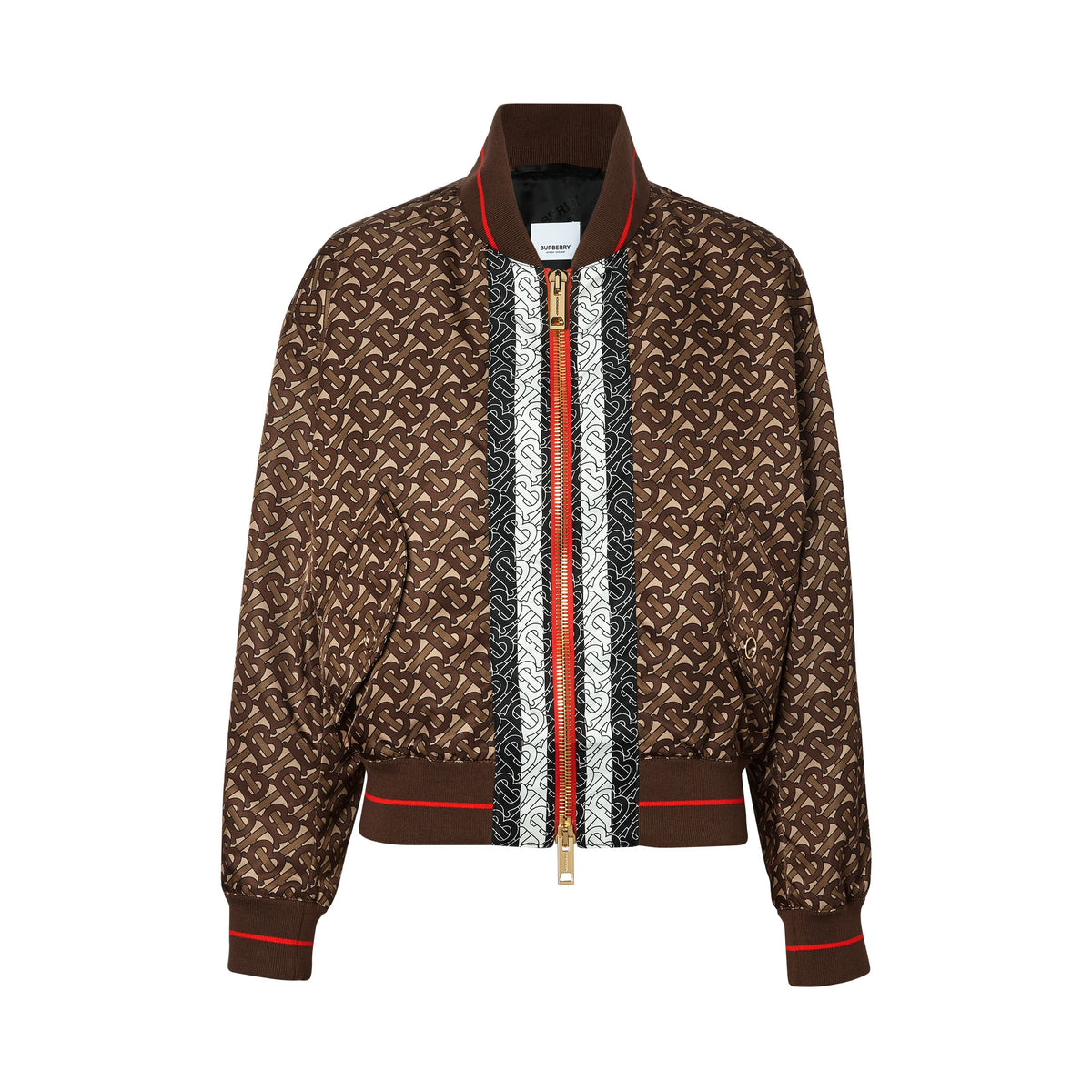 W JACKETS CASUAL BRIDE MARRON IP PTTN
