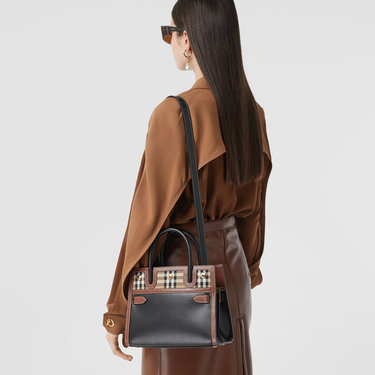 W TOP HANDLE BAG NOIR