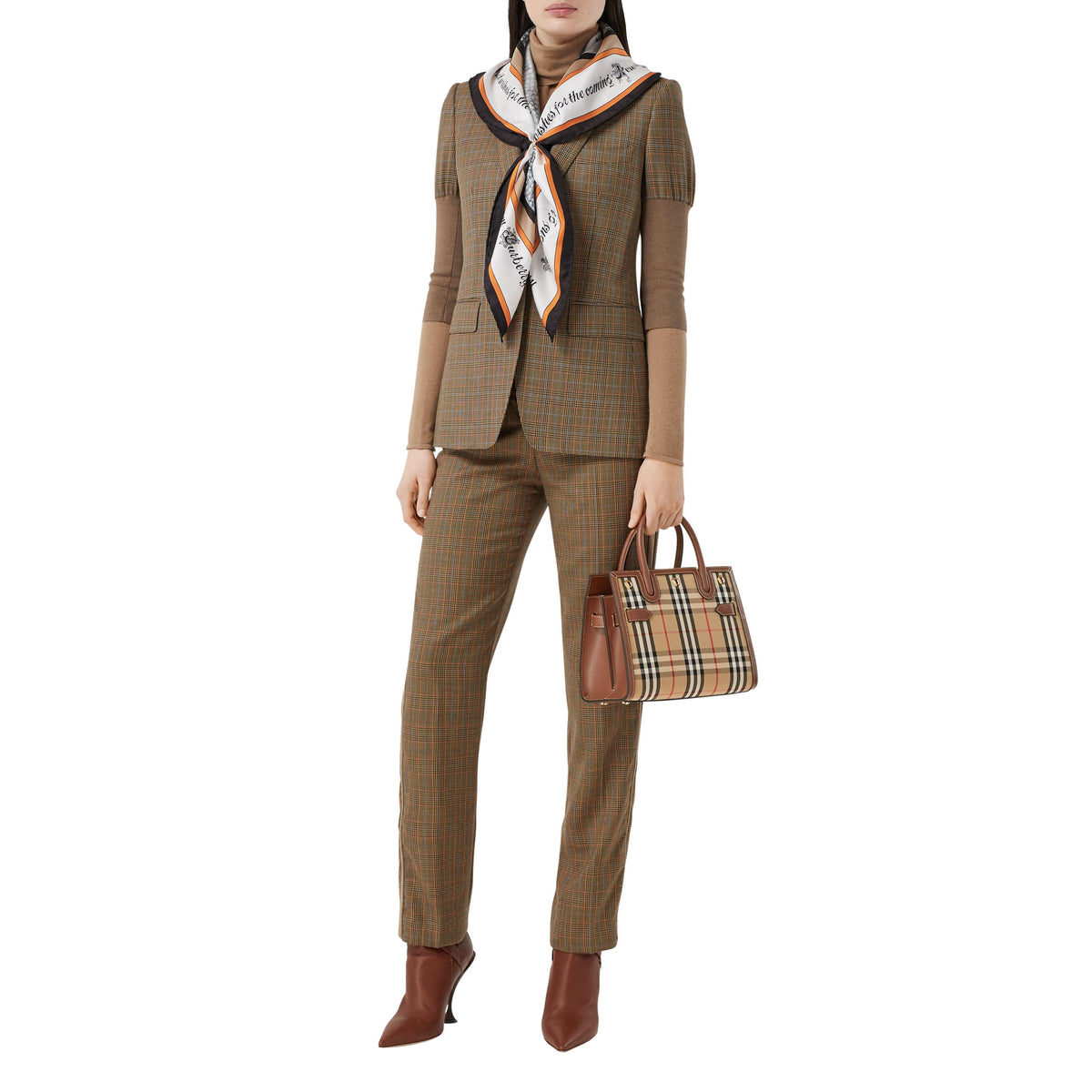 W TOP HANDLE BAG ARCHIVES BEIGES