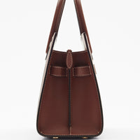 W TOP HANDLE BAG ARCHIVES BEIGES