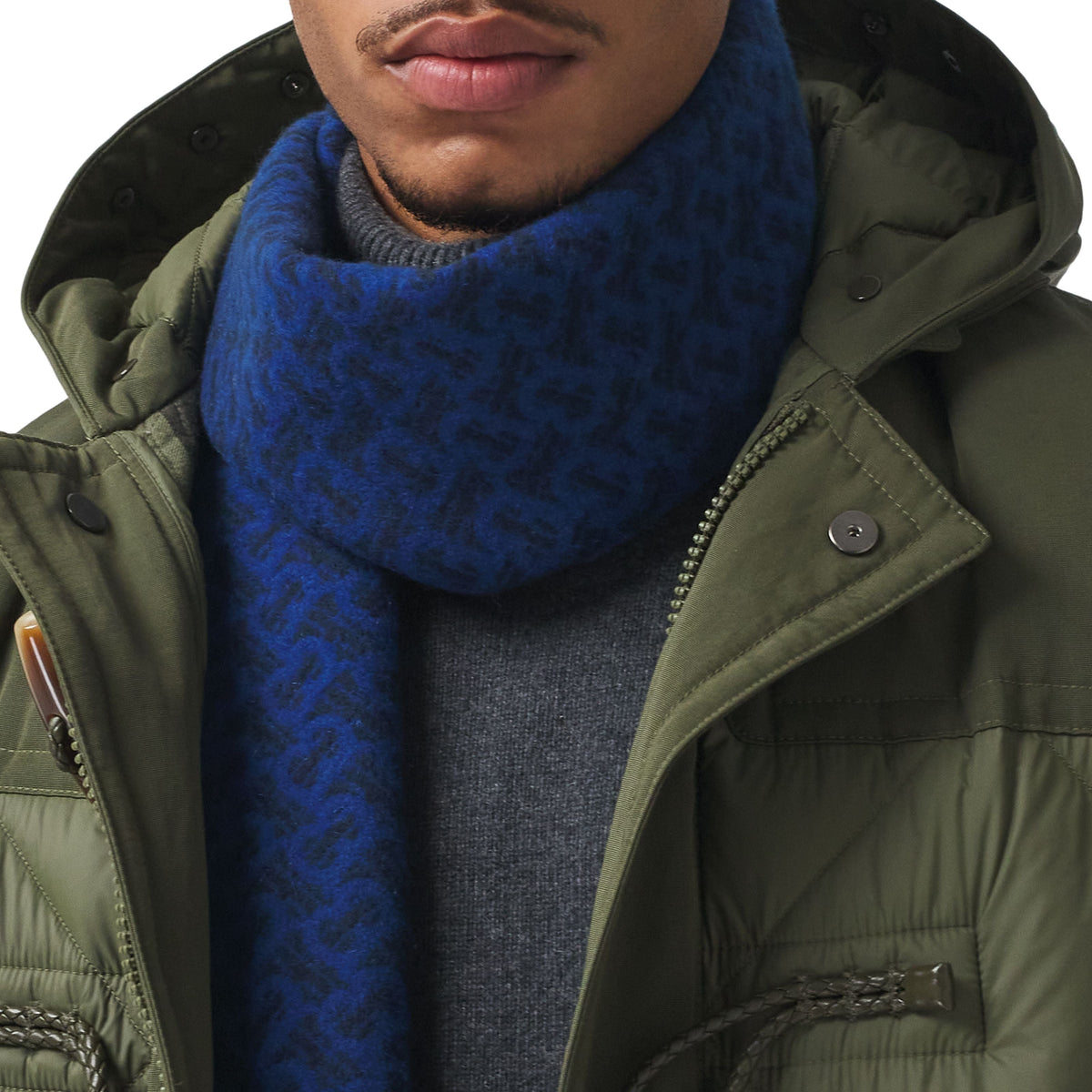 CASHMERE SCARVES BLEU AZUR