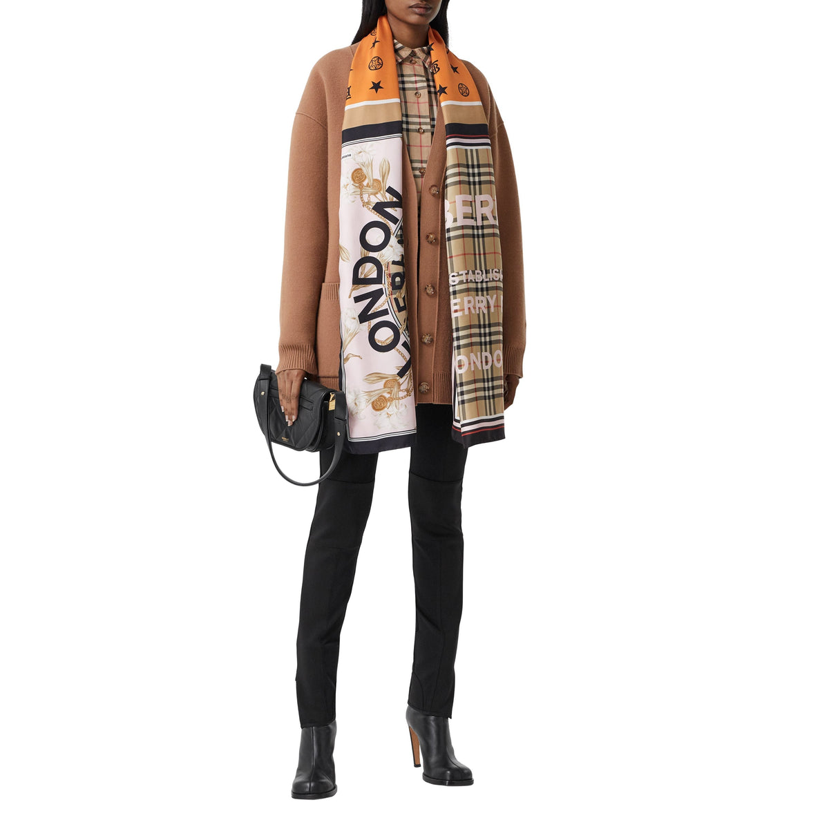 SILK SCARVES ALBÂTRE ROSE