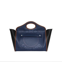 W TOTE BAG Bleu encre/Noir