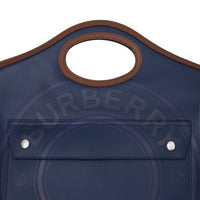 W TOTE BAG Bleu encre/Noir