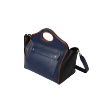 W TOTE BAG Bleu encre/Noir