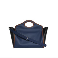 W TOTE BAG Bleu encre/Noir