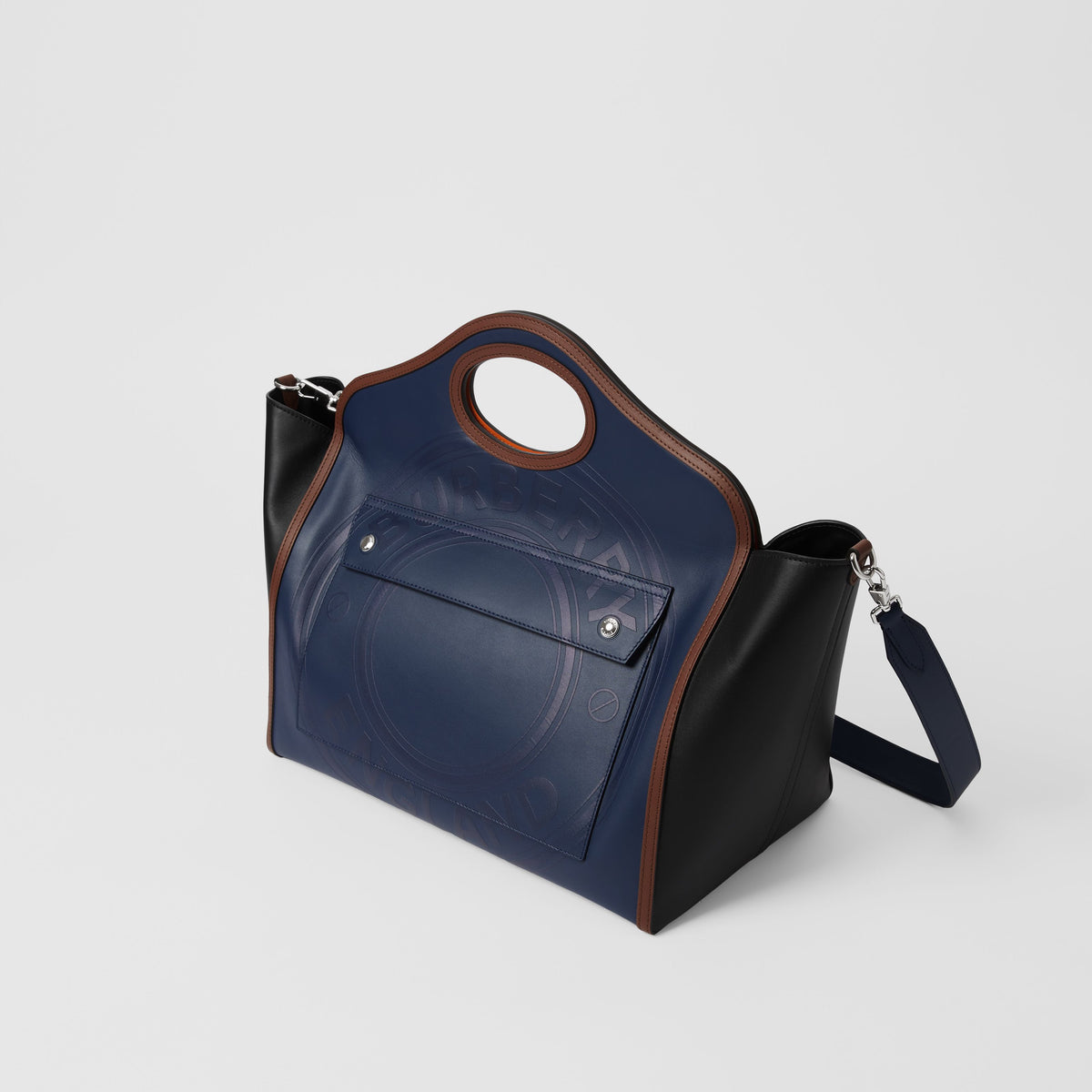 W TOTE BAG Bleu encre/Noir