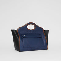 W TOTE BAG Bleu encre/Noir
