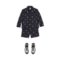 KID BOY SHORTS Motif IP Indigo