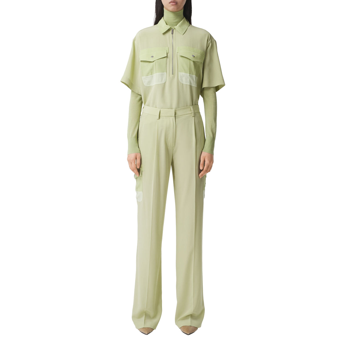 W SHIRTS VERT BRUME