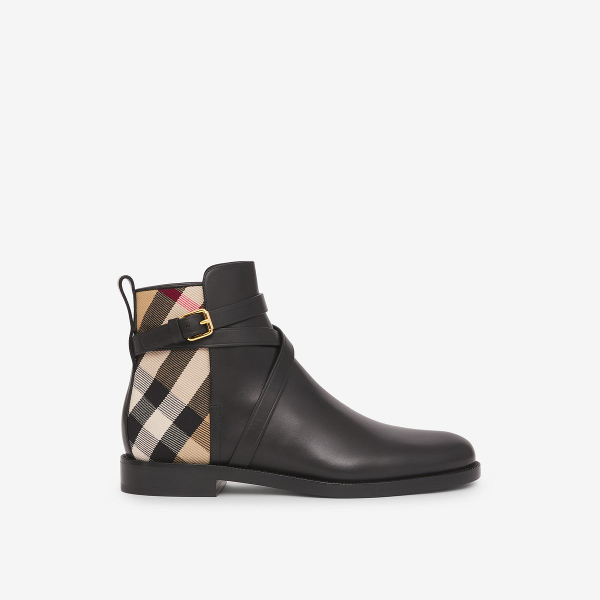 W ANKLE BOOT NOIR-ARCHIVE BEIGE
