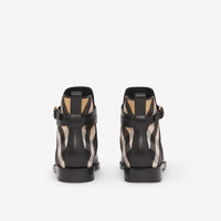 W ANKLE BOOT NOIR-ARCHIVE BEIGE