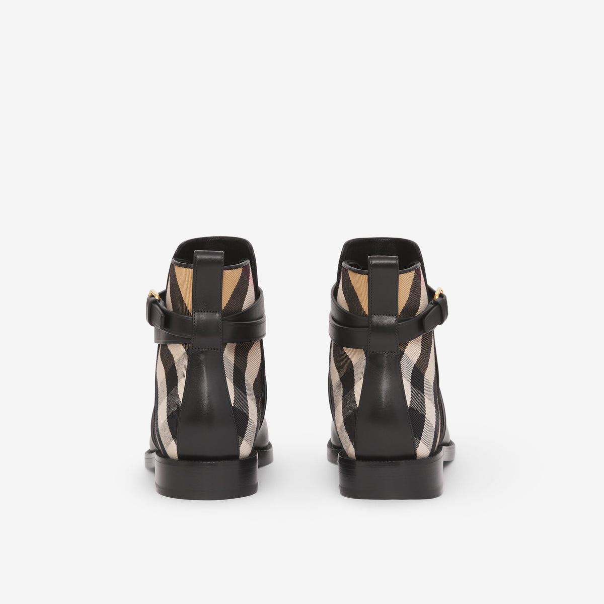 W ANKLE BOOT NOIR-ARCHIVE BEIGE