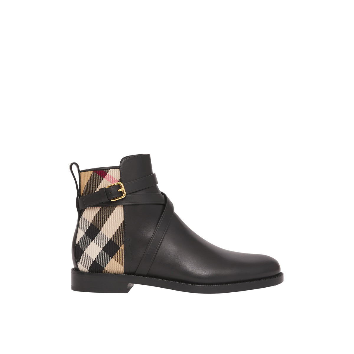 W ANKLE BOOT NOIR-ARCHIVE BEIGE