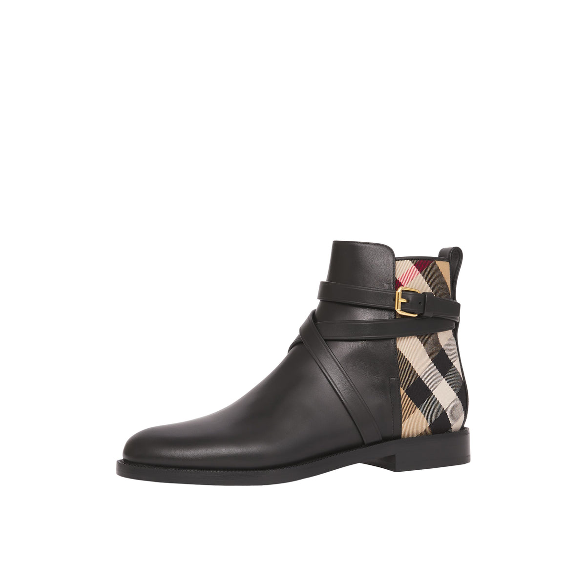 W ANKLE BOOT NOIR-ARCHIVE BEIGE