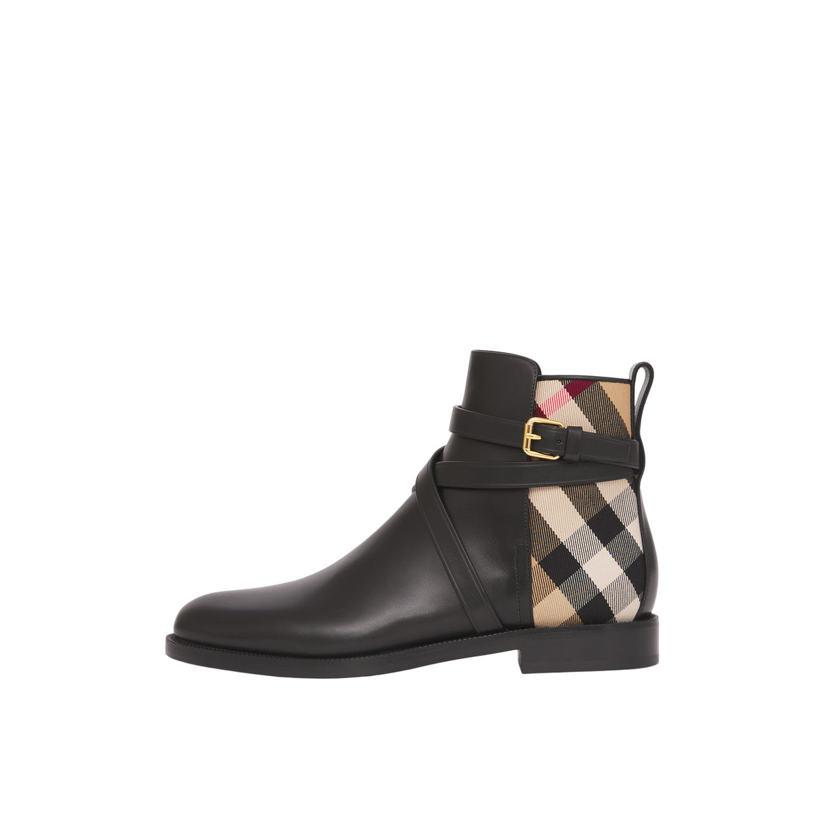 W ANKLE BOOT NOIR-ARCHIVE BEIGE