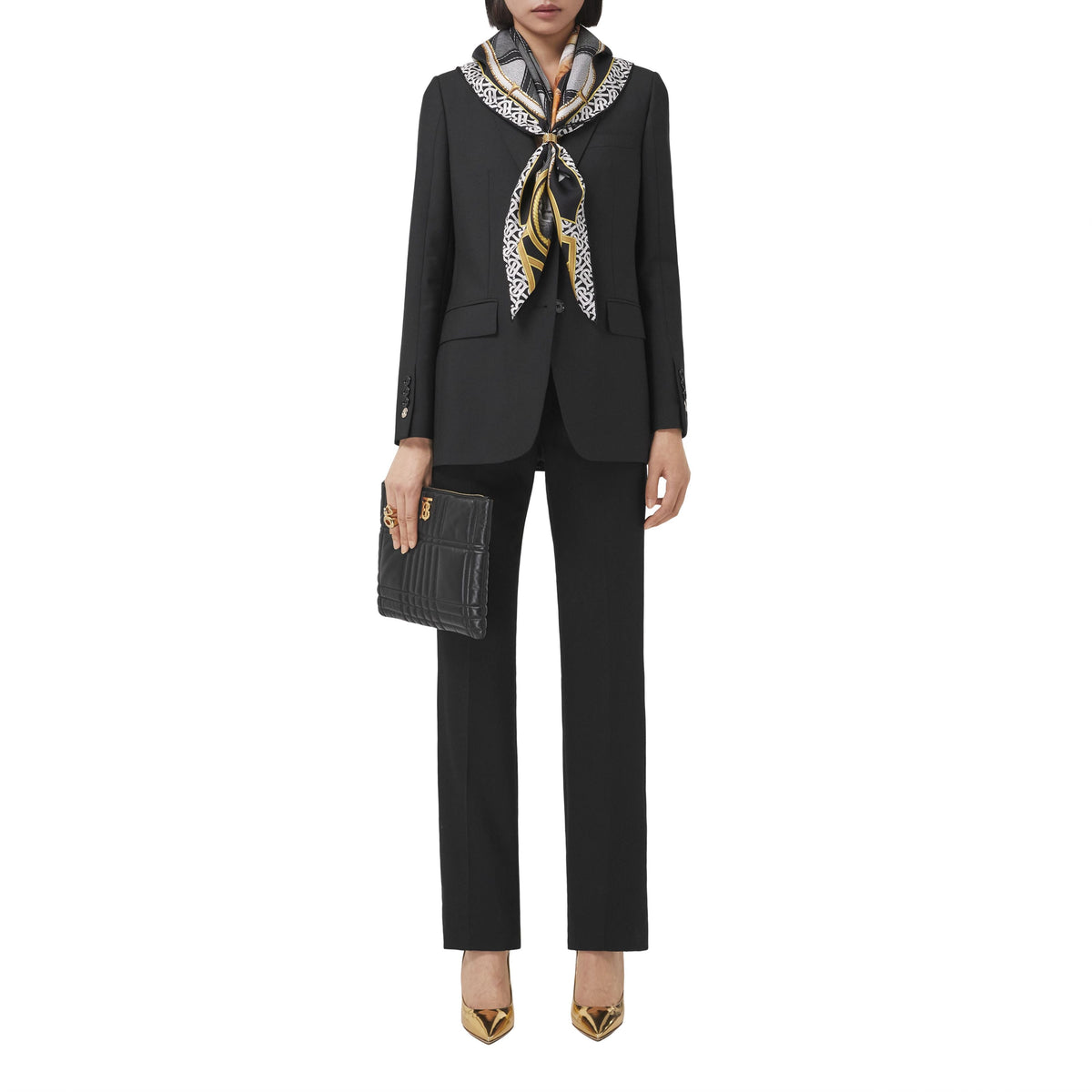 SILK SCARVES MONOCHROME
