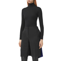 W KNIT T NECK NOIR