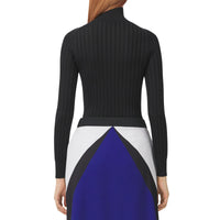 W KNIT T NECK NOIR