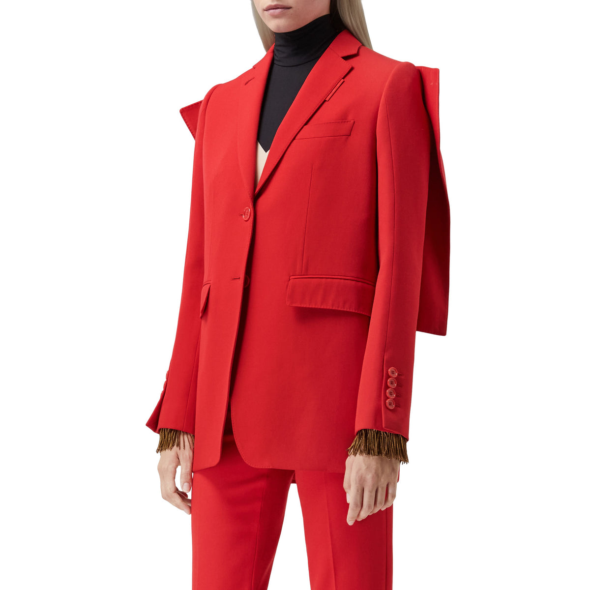 W JACKETS TAIL ROUGE VIF