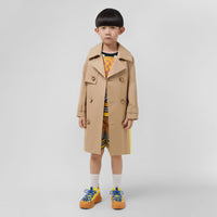 KID BOY SWEATERS Jaune acide (motif IP)