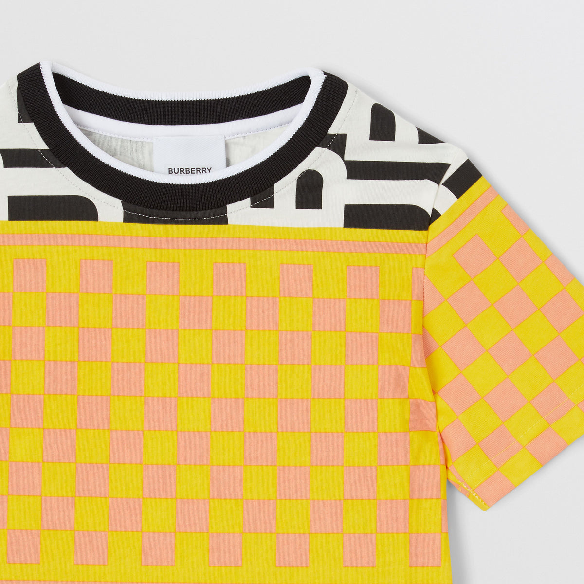 KID BOY SWEATERS Jaune acide (motif IP)