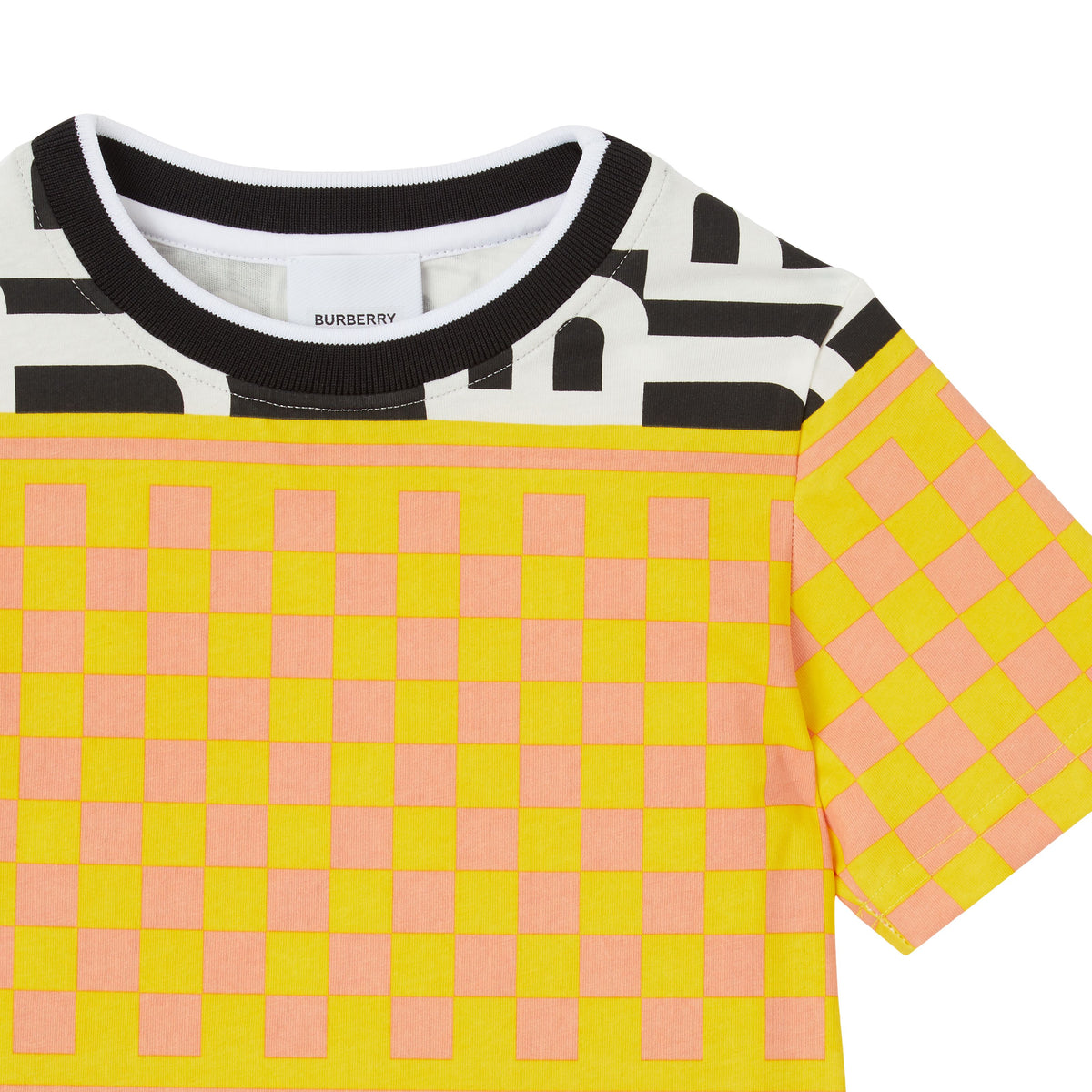 KID BOY SWEATERS Jaune acide (motif IP)