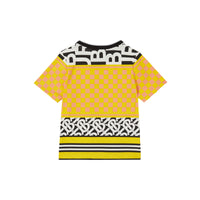 KID BOY SWEATERS Jaune acide (motif IP)